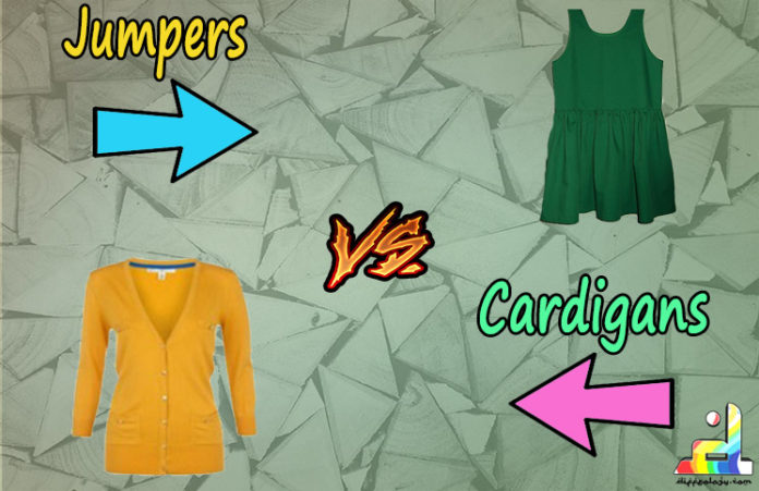 Difference Between Jumpers and Cardigans