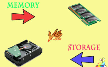 Difference Between Memory and Storage