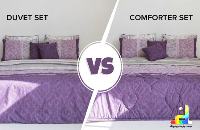 Difference Between Comforter Set And Duvet Set | Diffeology