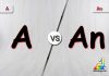 Difference Between A and An