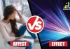 Difference Between Affect and Effect