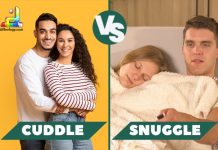 Difference Between Cuddle and Snuggle