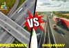 Difference Between Freeway and Highway