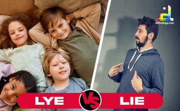 Difference Between Lye and Lie