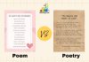Difference Between Poem and Poetry