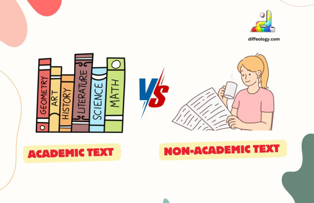 Difference Between Academic Text And Non Academic Text | Diffeology