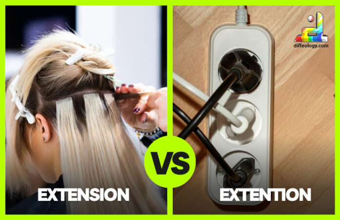 Difference Between Extension and Extention