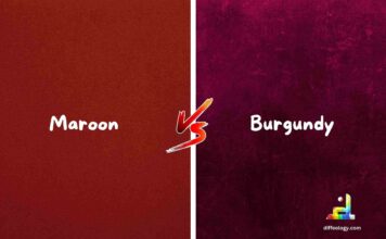 Difference Between Maroon and Burgundy