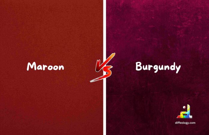 Difference Between Maroon and Burgundy