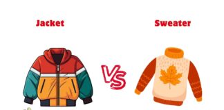 Difference between Jacket and Sweater