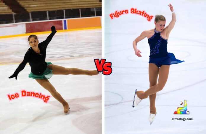 Difference Between Ice Dancing and Figure Skating