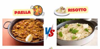 Difference Between Paella and Risotto