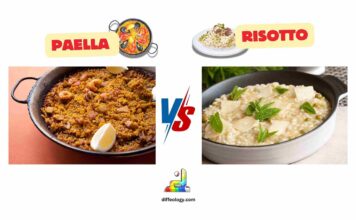 Difference Between Paella and Risotto