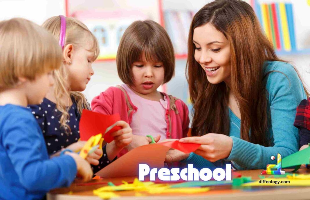 Difference Between Creche And Preschool | Diffeology