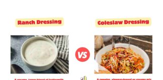 Difference Between Ranch Dressing and Coleslaw Dressing