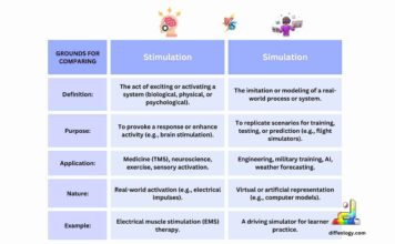 Difference Between Stimulation and Simulation