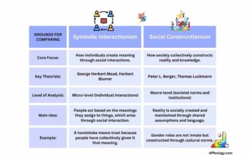 Difference Between Symbolic Interactionism and Social Constructionism