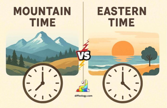 Difference Between Mountain Time and Eastern Time