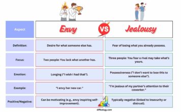 Difference Between Envy and Jealousy
