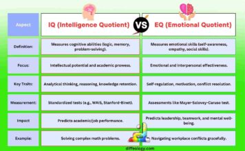 Difference Between IQ and EQ