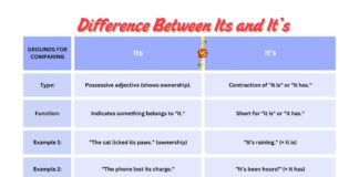 Difference Between Its and It’s