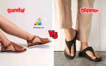 Difference Between Sandals and Slippers