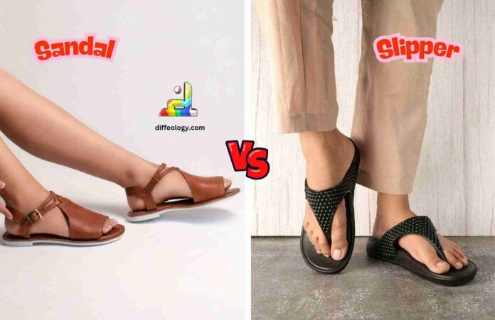 Difference Between Sandals and Slippers