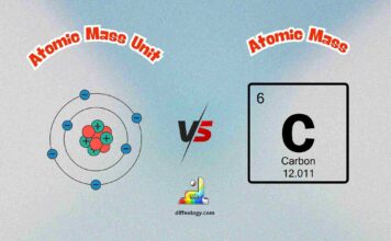 Difference Between Atomic Mass Unit and Atomic Mass