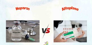 Difference Between Heparin and Alteplase