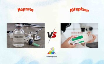 Difference Between Heparin and Alteplase