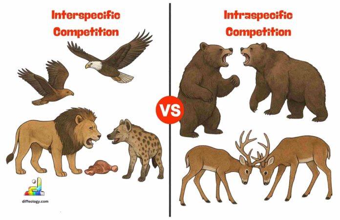 Difference Between Interspecific and Intraspecific Competition