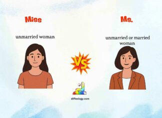 Difference Between Miss and MS
