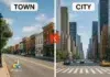 Difference Between Town and City