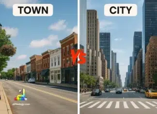 Difference Between Town and City