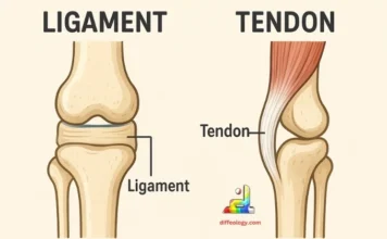 Difference Between Ligament and Tendon