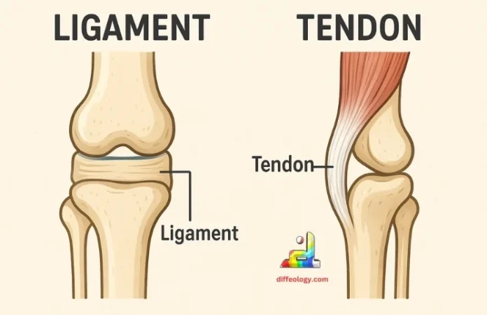 Difference Between Ligament and Tendon