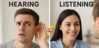 Difference Between Hearing and Listening