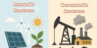 Difference Between Renewable and Nonrenewable Resources