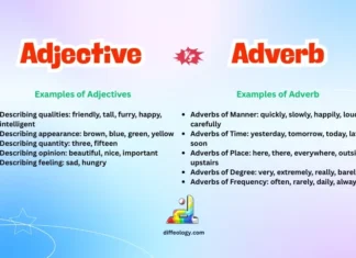 Difference Between Adjective and Adverb