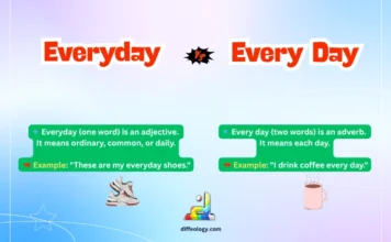 Difference Between Everyday and Every Day