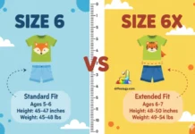 Difference Between 6 and 6X Kids