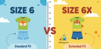 Difference Between 6 and 6X Kids