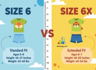 Difference Between 6 and 6X Kids