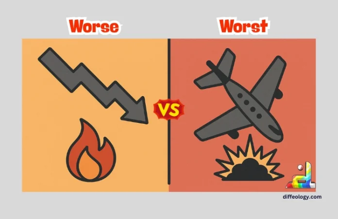 Difference Between Worse and Worst