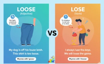 Difference Between Loose and Lose