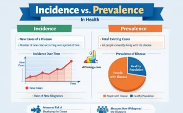 difference between incidence and prevalence