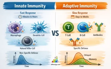 difference between innate and adaptive immunity