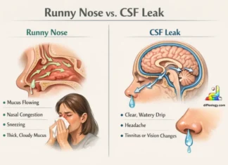 DIfference Between Runny Nose and CSF Leak