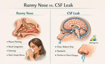 DIfference Between Runny Nose and CSF Leak