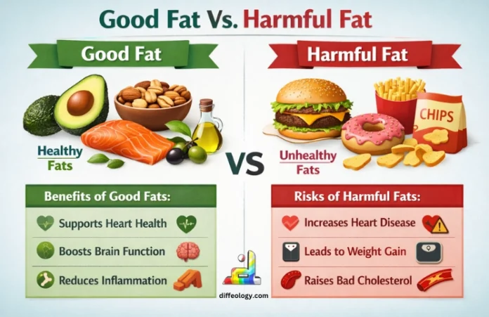 difference between Good Fat and Harmful Fat